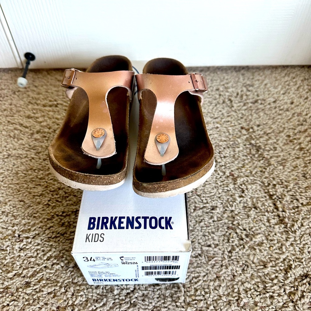 Birkenstock - metallic pink - size 34